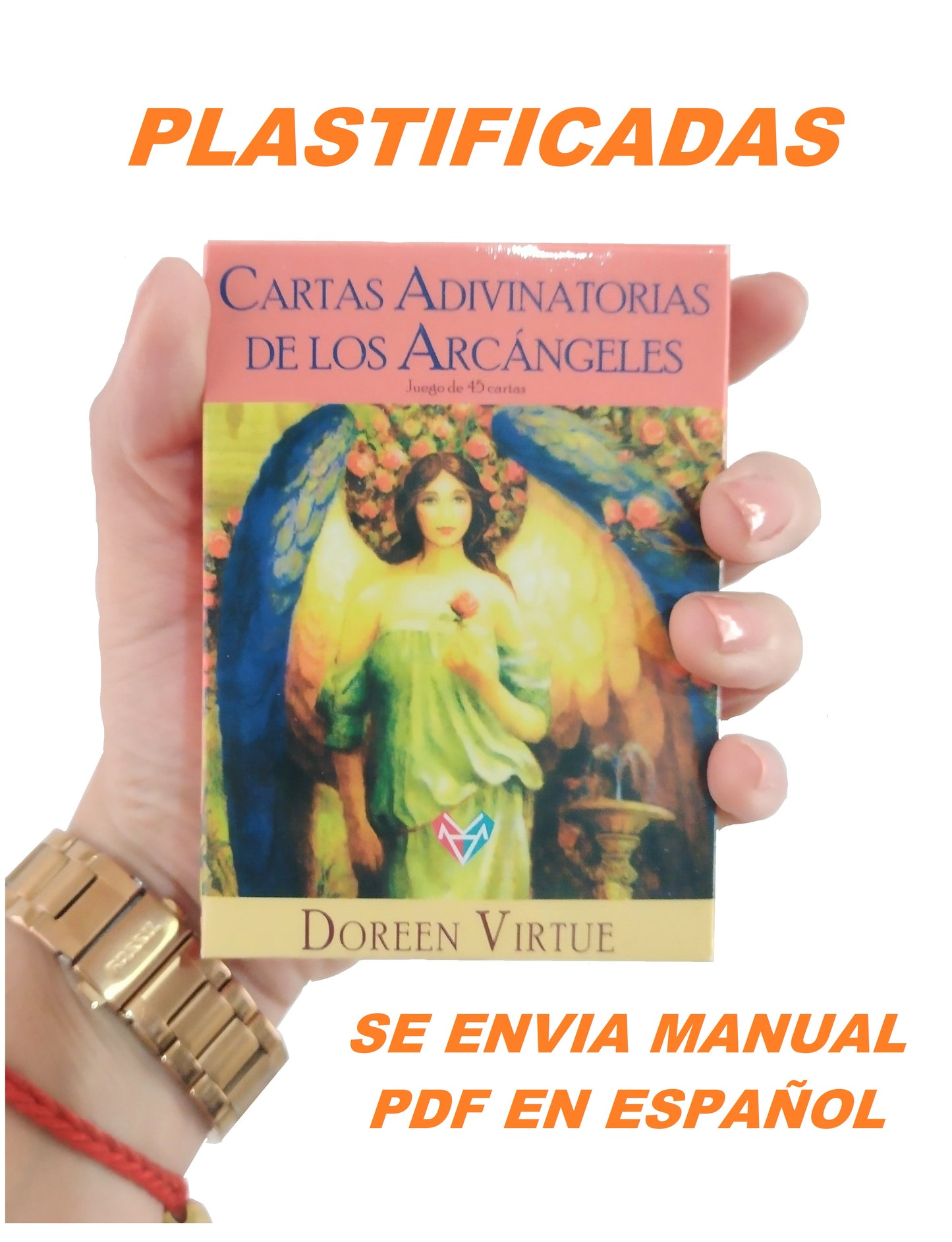 Oráculo Cartas Adivinatorias De Los Arcángeles En Español 7x10cm