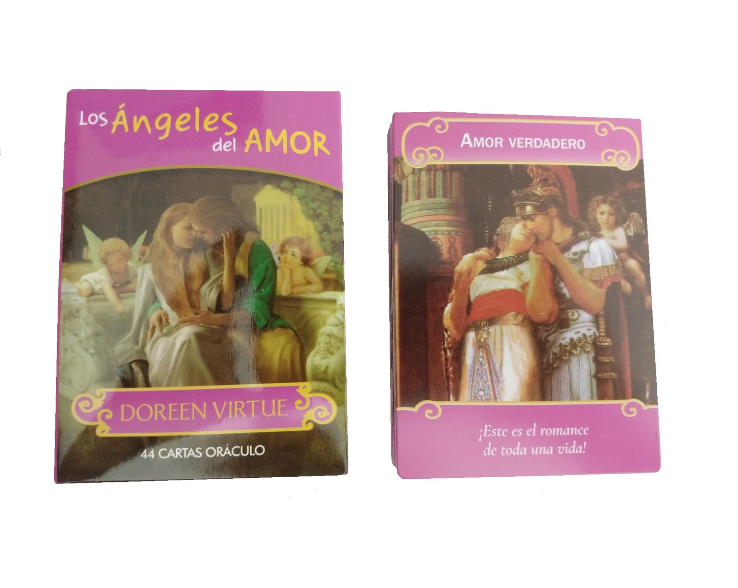 Oráculo De Los Ángeles Del Amor en Español Plastificado 10x7cm
