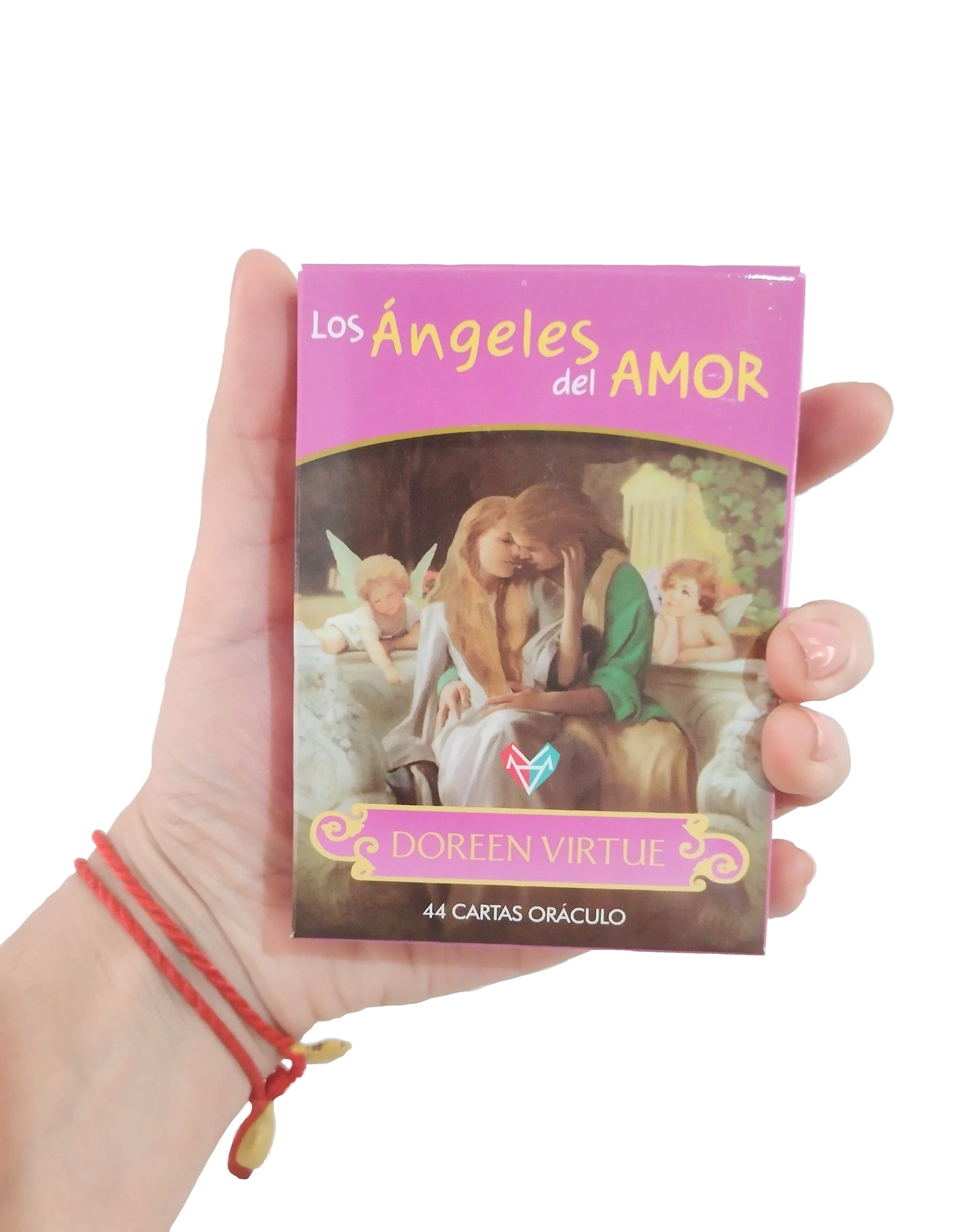 Oráculo De Los Ángeles Del Amor en Español Plastificado 10x7cm