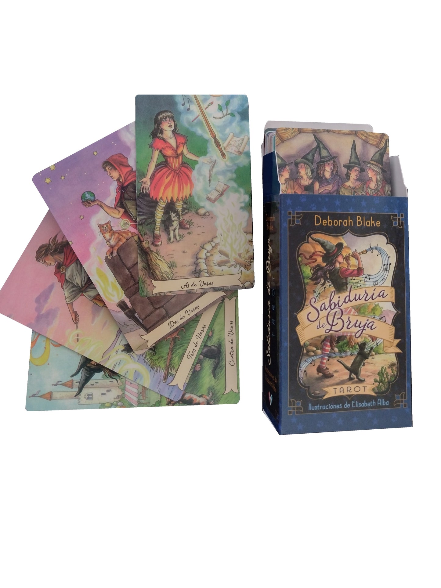 Tarot Sabiduría De Bruja Del Día A Dia Cartas Y Manual PDF en Español 12x7cm