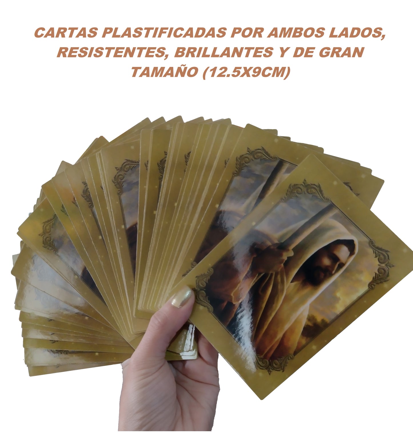 Oráculo Mensajes De Amor De Jesús Español Plastificado 12.5x9cm