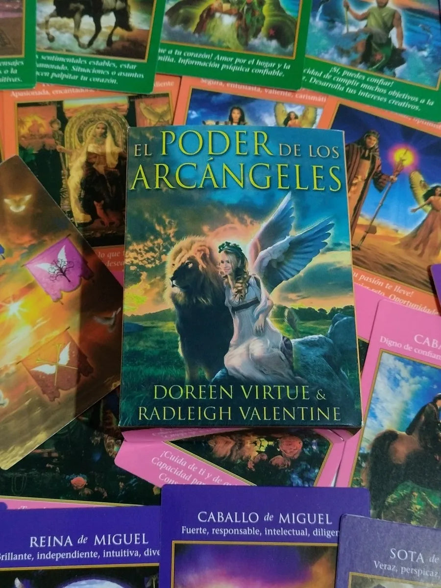 Tarot Oráculo Poder De Los Arcángeles en Español Plastificado 7x10cm