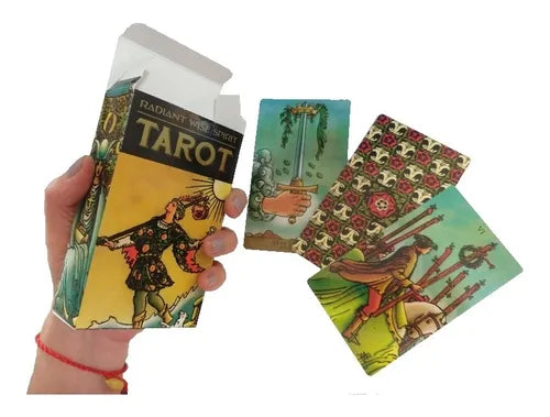 Tarot Rider Radiant Wise Spirit Plastificado Económico Español 12x7cm + Manual