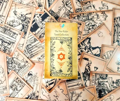 Tarot Neo Rider Waite Premium 12x7cm Edicion Español e Inglés + Manual en español