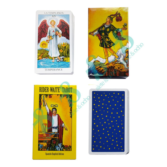 Tarot Rider Waite Radiant Económico de bolsillo 6x10cm Español e Inglés