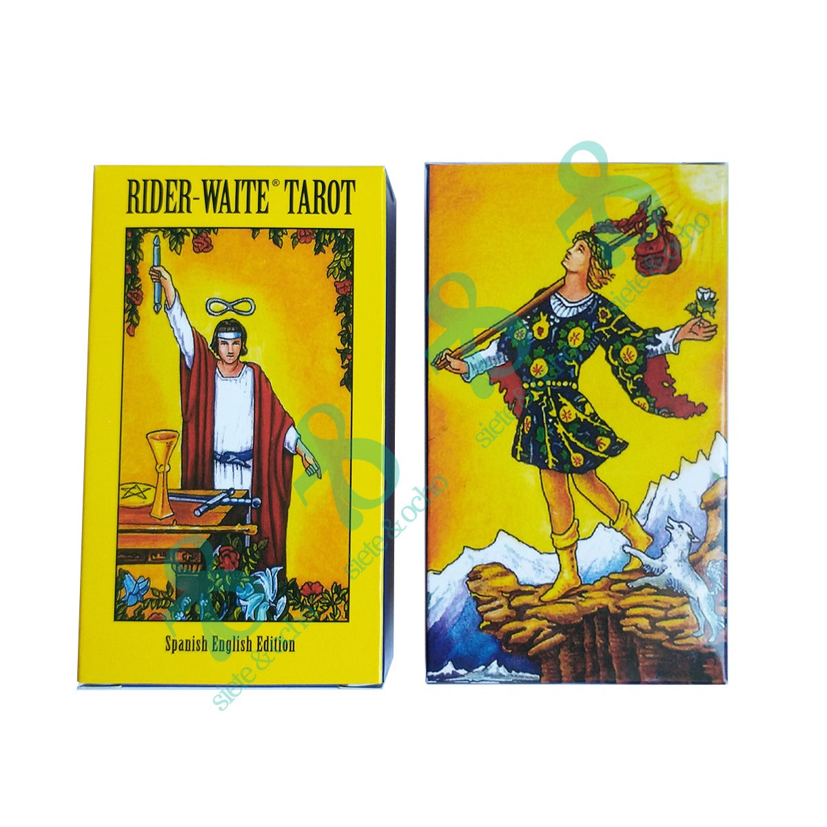 Tarot Rider Waite Radiant Económico de bolsillo 6x10cm Español e Inglés