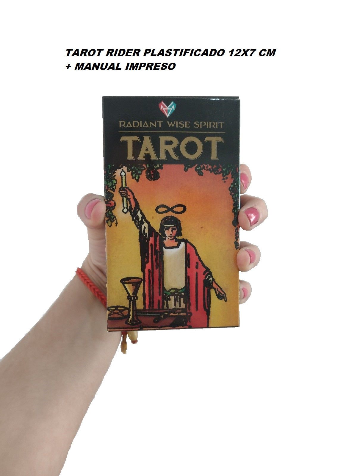 Tarot Rider Radiant Wise Spirit Plastificado Español 12x7cm + Manual