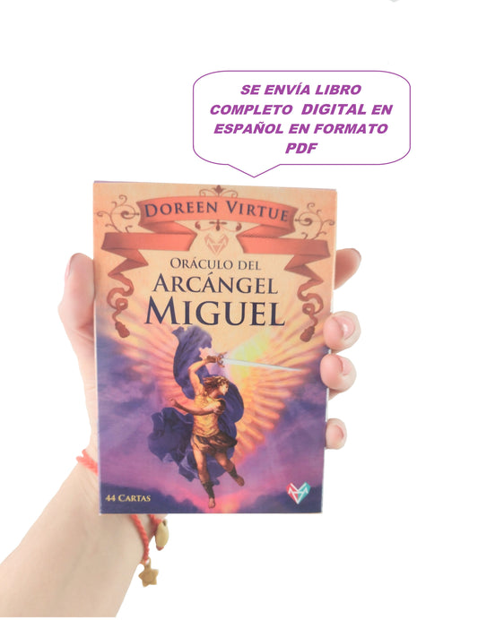 Oráculo 44 Cartas en Español Arcángel Miguel 9x12.5cm
