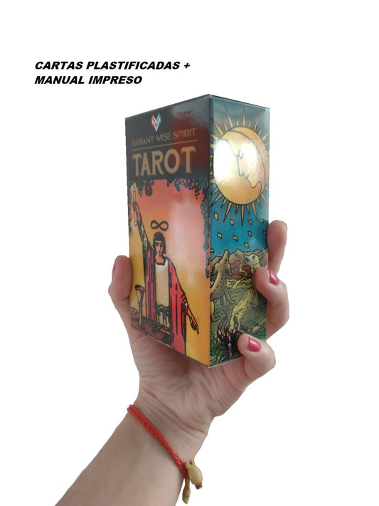 Tarot Rider Radiant Wise Spirit Plastificado Español 12x7cm + Manual