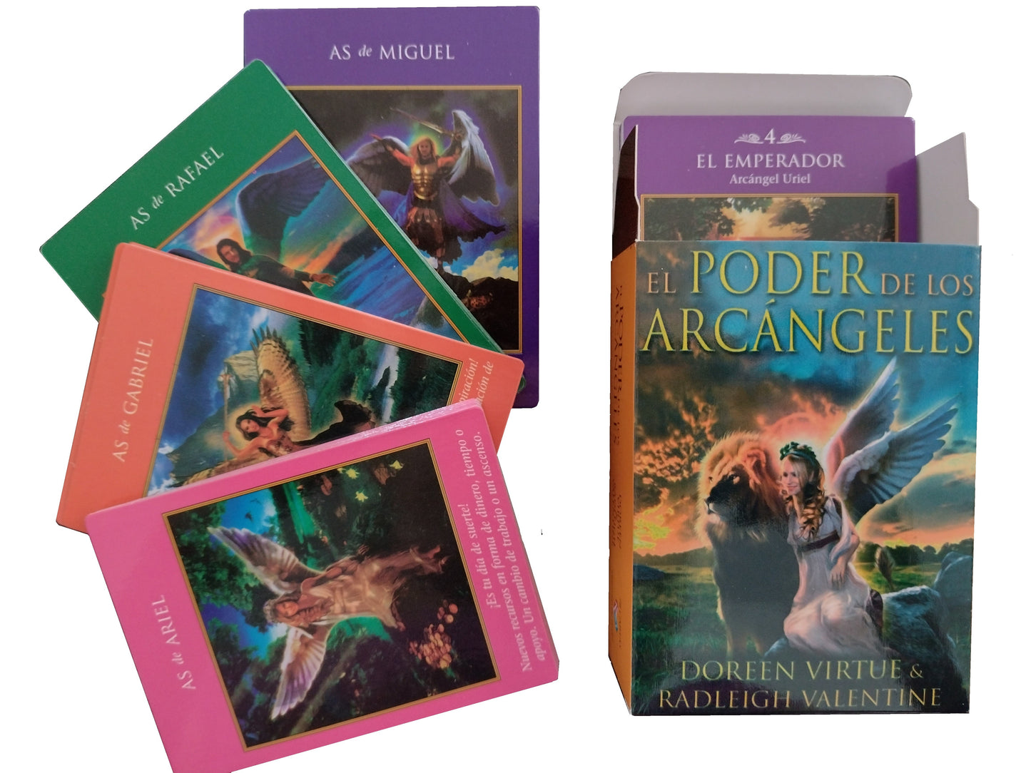 Tarot Oráculo Poder De Los Arcángeles en Español Plastificado 7x10cm