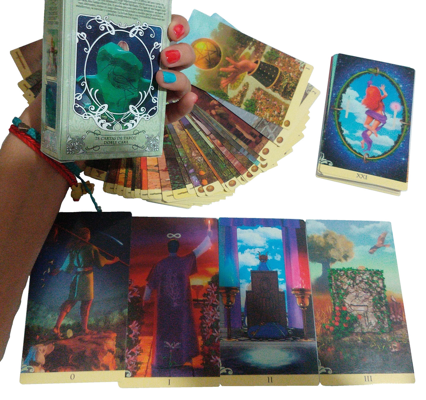 Tarot Viceversa Plastificado 12x7cm en Español + Manual impreso