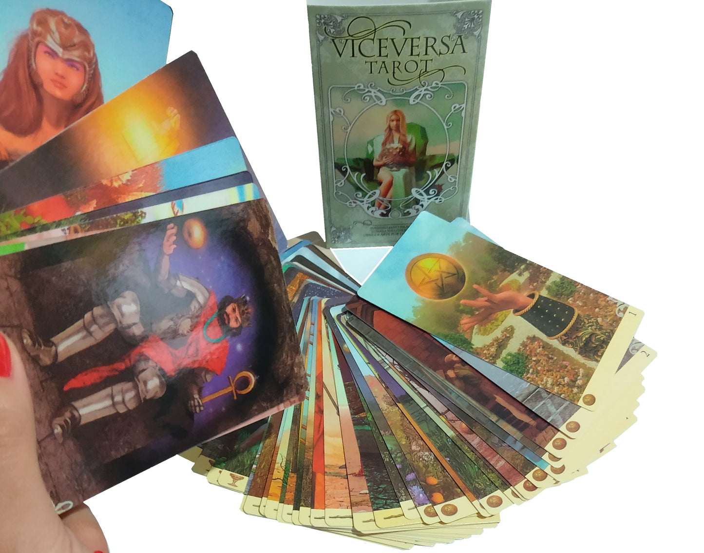 Tarot Viceversa Plastificado 12x7cm en Español + Manual impreso