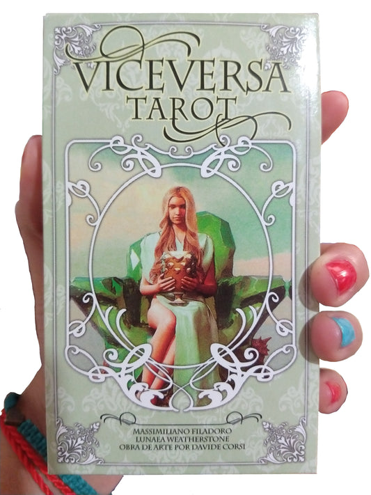 Tarot Viceversa Plastificado 12x7cm en Español + Manual impreso